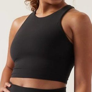 Athleta Conscious Crop bra Size Large for D-DD+ Busts - Black, Size M